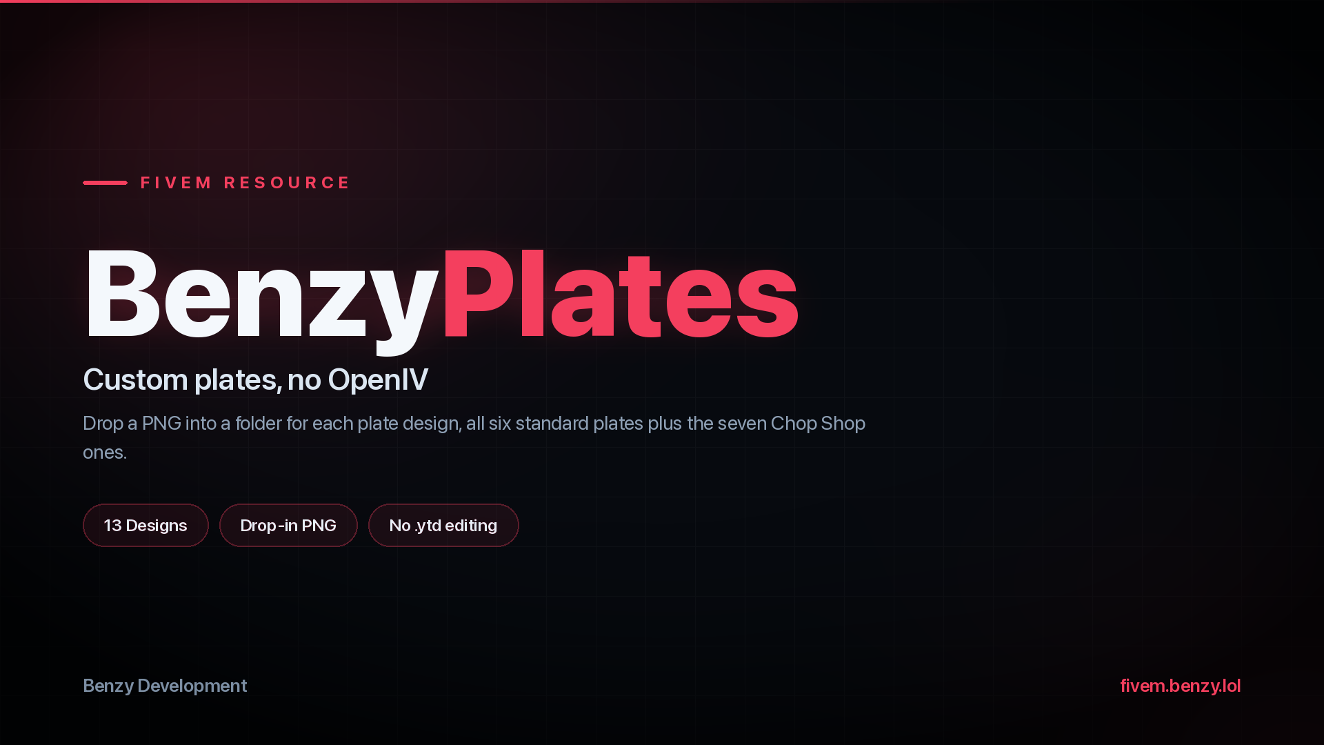 BenzyPlates